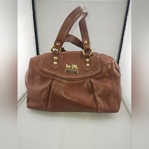 VINTAGE-Coach Madison Leather Handbag
